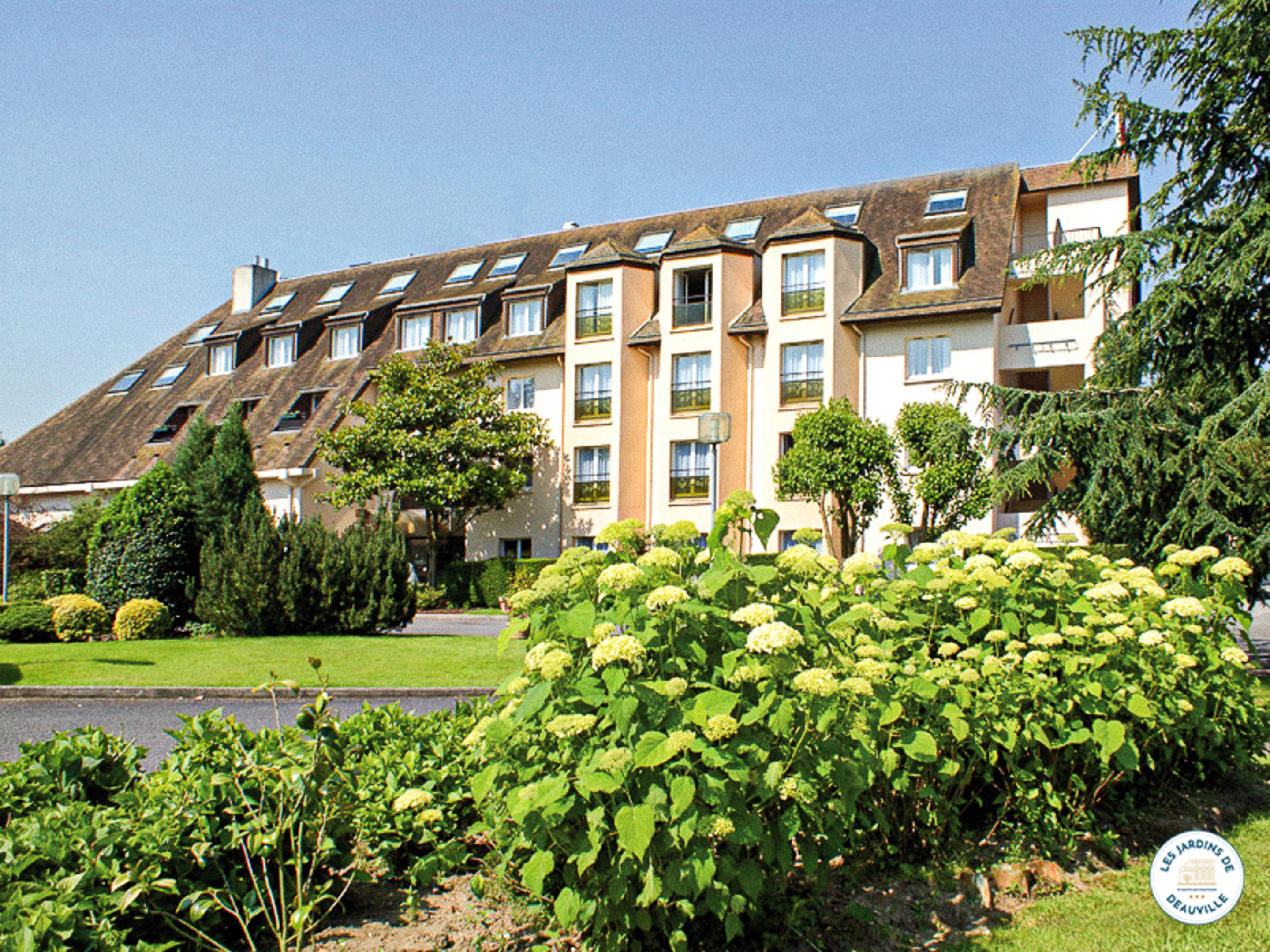 Hotel Les Jardins De Deauville Saint-Martin-aux-Chartrains Exteriér fotografie