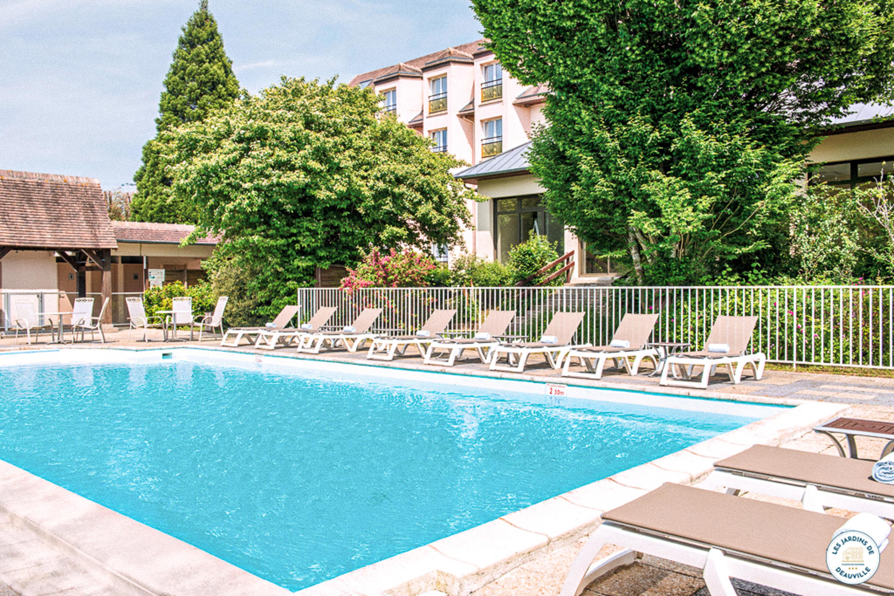 Hotel Les Jardins De Deauville Saint-Martin-aux-Chartrains Exteriér fotografie